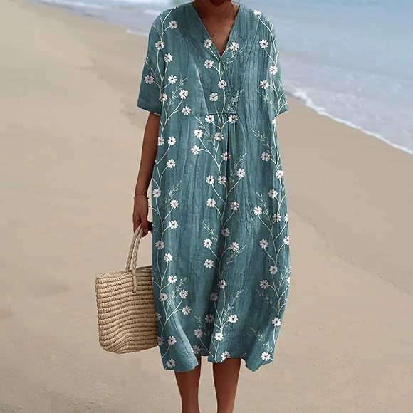 Brielle | Dress with vibrant floral pattern