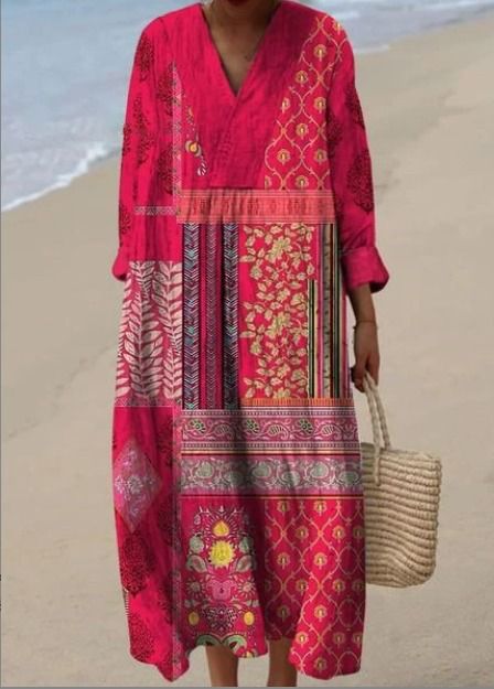 Adeline | Flowy Ethnic Dress