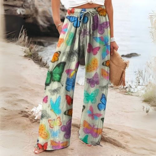 Abigail | Flower Breeze Boho Pants