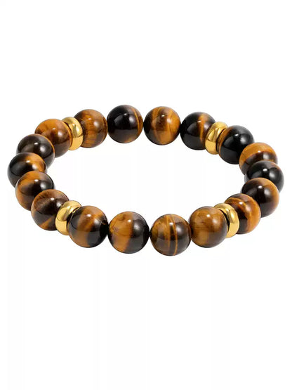 Round Tiger's Eye Bracelet