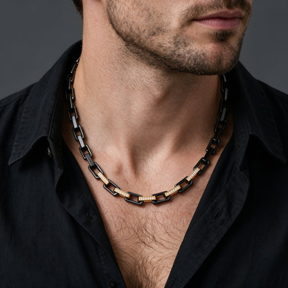 Zircon Square Ceramic Bracelet / Necklace