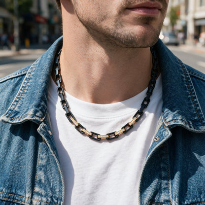 Zircon Square Ceramic Bracelet / Necklace