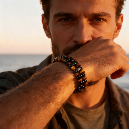 Natural Tiger Eye Stone Chain