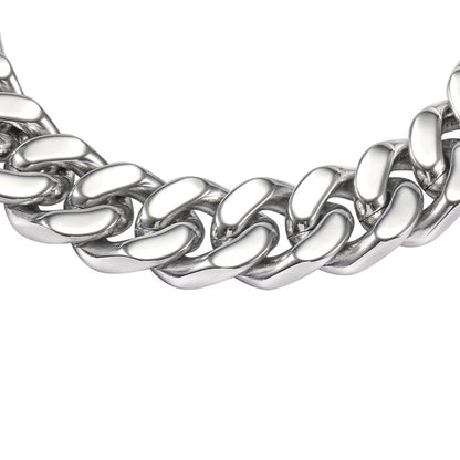 Chunky Cuban Chain Chain | Silver & Gold