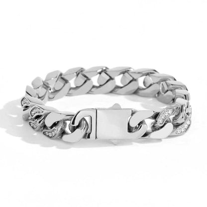 Zircon Cuban Bracelet/Necklace