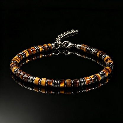 Natural Tiger Eye Stone Chain