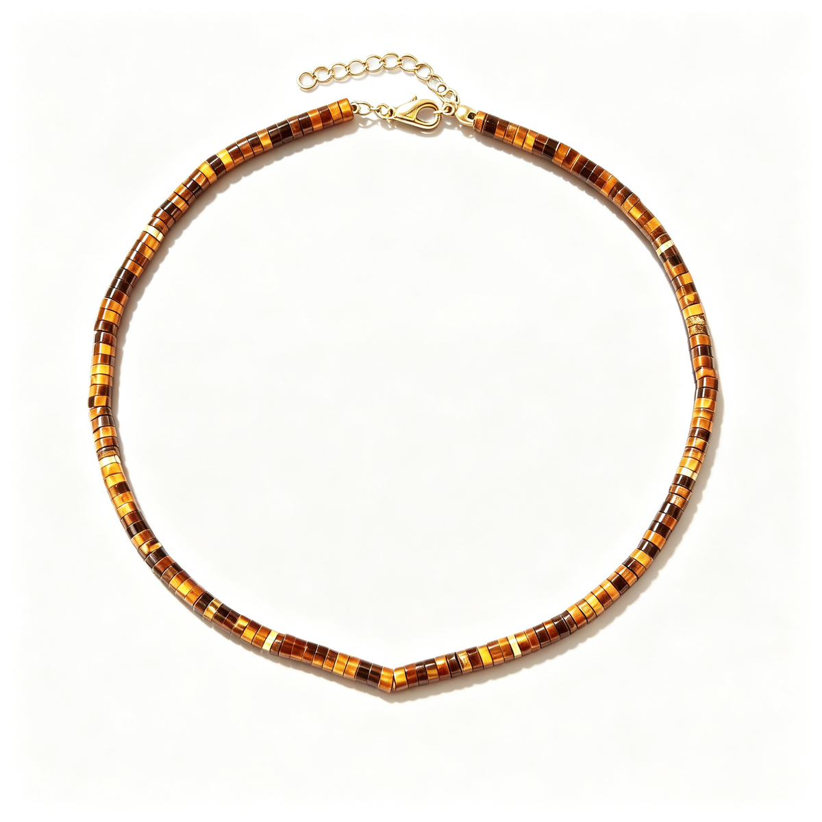 Natural Tiger Eye Stone Chain