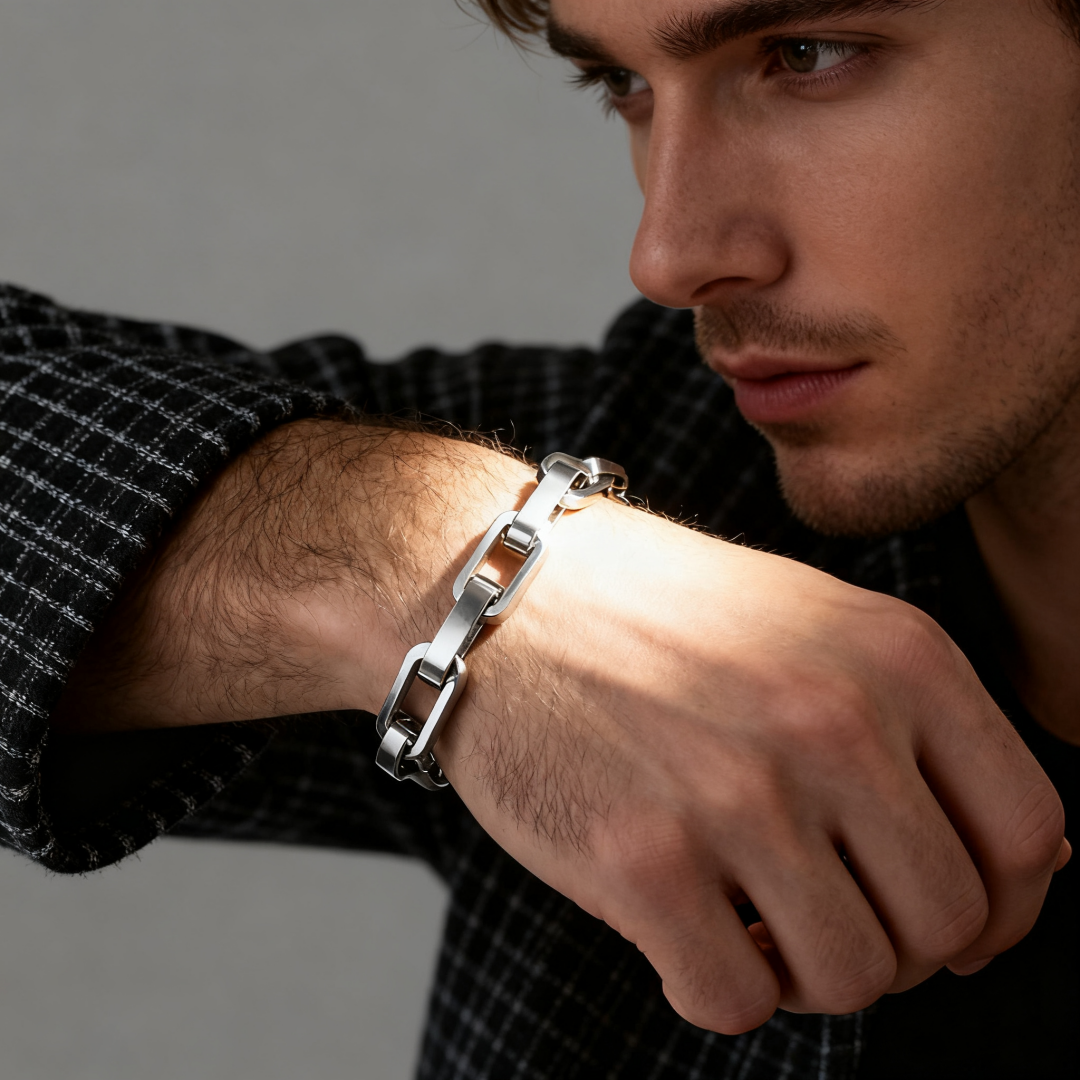 Square Titanium Steel Chain