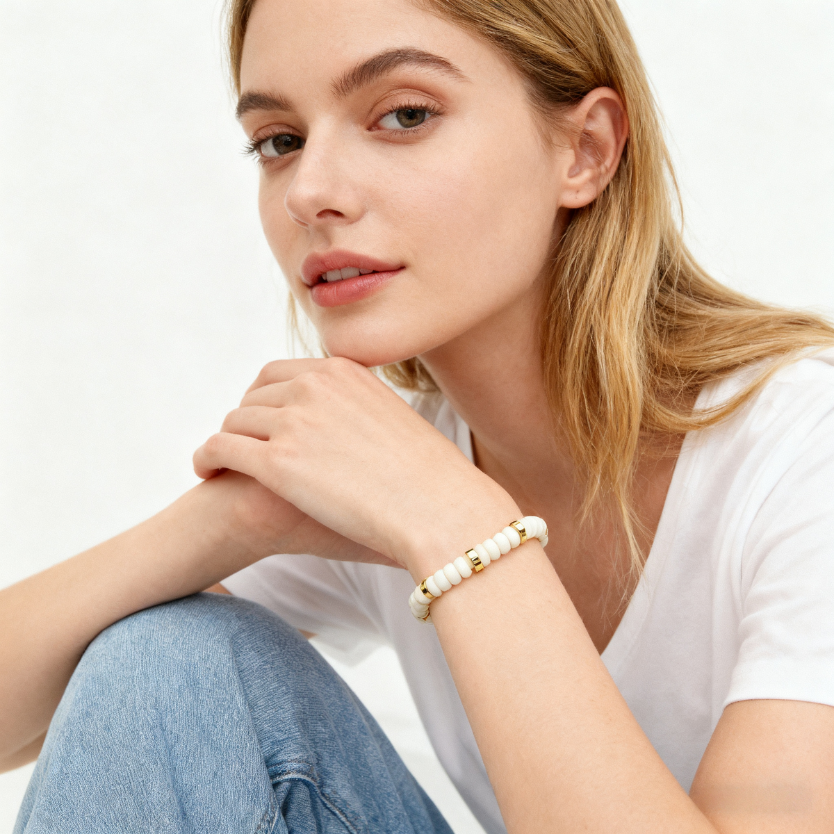 Original Ecological White Bodhi Bracelet