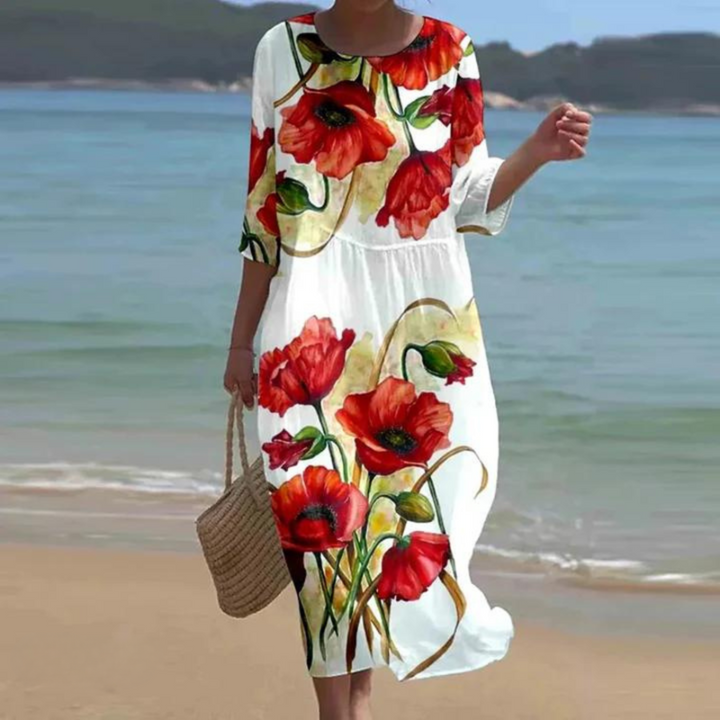 Miranda | Elegant Floral Maxi Dress