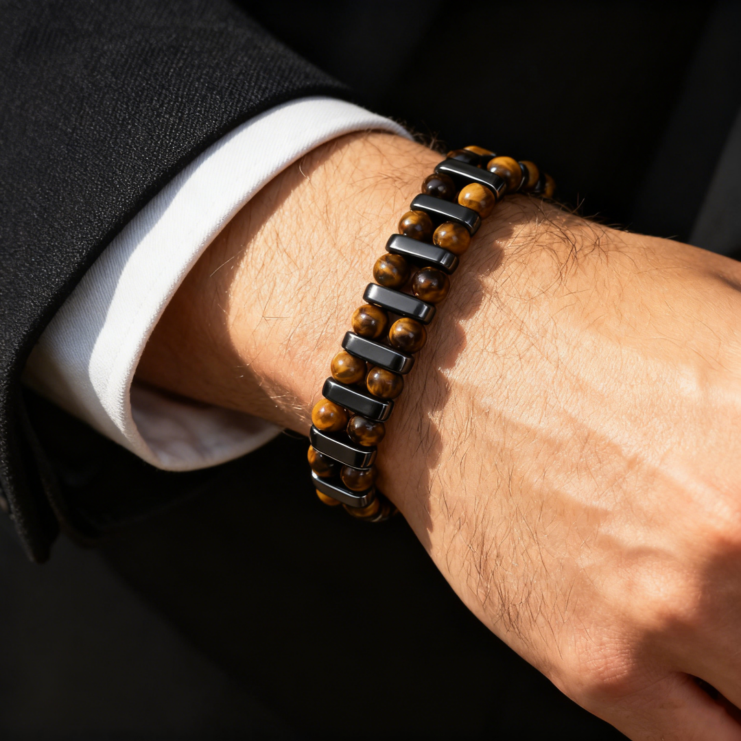 Natural Tiger Eye Stone Chain