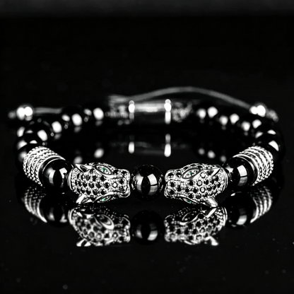 Men 316L Stainless Steel Stackable Beaded Bracelet