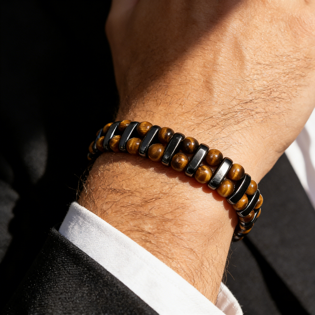 Natural Tiger Eye Stone Chain