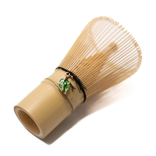 Chasen Matcha Tea Whisk 100 Prong - Green Leaf