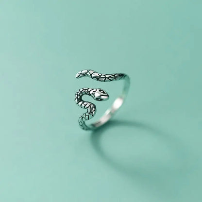 Sterling Silver Snake Ring
