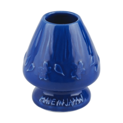 Ichiyama Blue Unofu Matcha Bowl w/Spout Starter Set