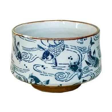 Nami ni Koi Carp Matcha Bowl