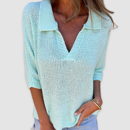 Lucy™ Elegant V-neck top