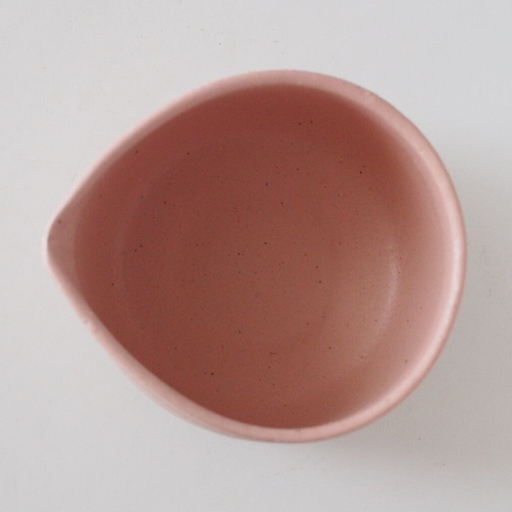 Peach Pink Neri Matcha Bowl with Spout