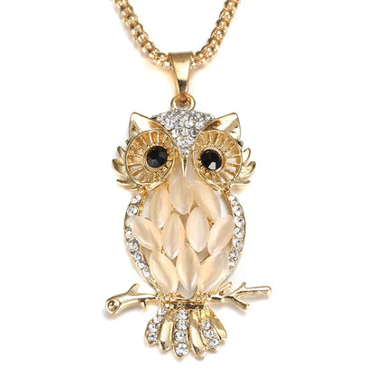 Golden Owl Necklace