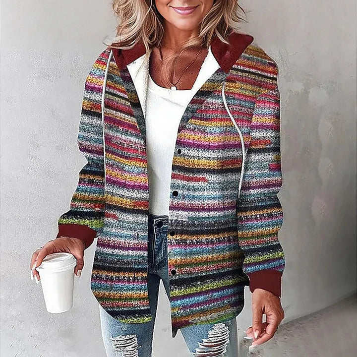 Lauren™ | Women's check button placket jacket