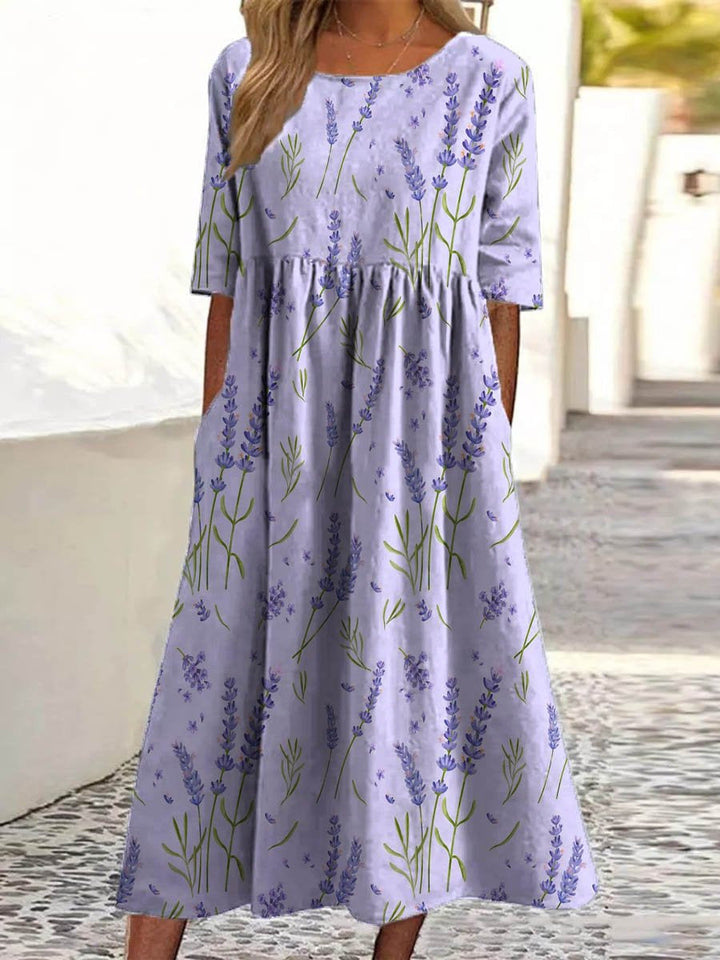 Wendy | Embroidered Relaxed Midi Dress