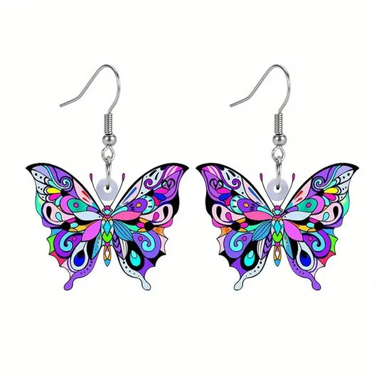 Colorful Butterfly Earrings for Women
