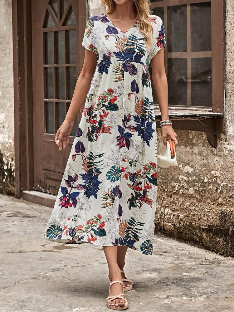 Nina | floral maxi dress