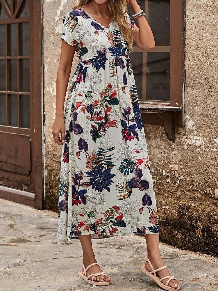 Nina | floral maxi dress
