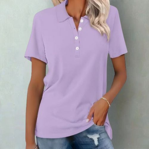 Mia | women's sustainable cotton polo shirt