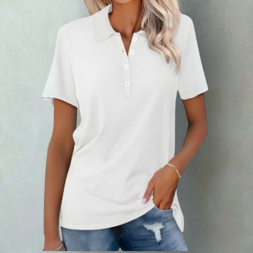 Mia | women's sustainable cotton polo shirt