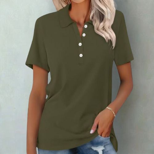 Mia | women's sustainable cotton polo shirt