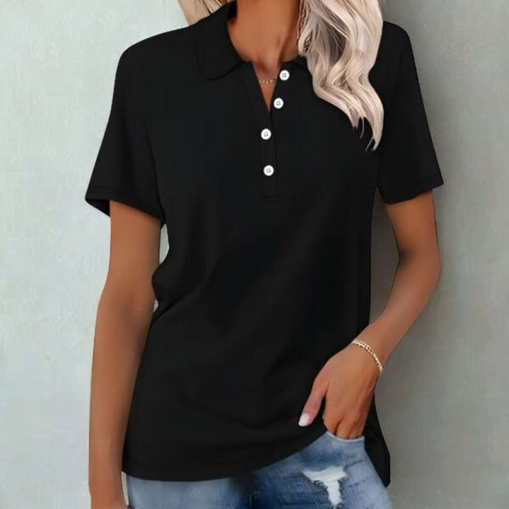 Mia | women's sustainable cotton polo shirt
