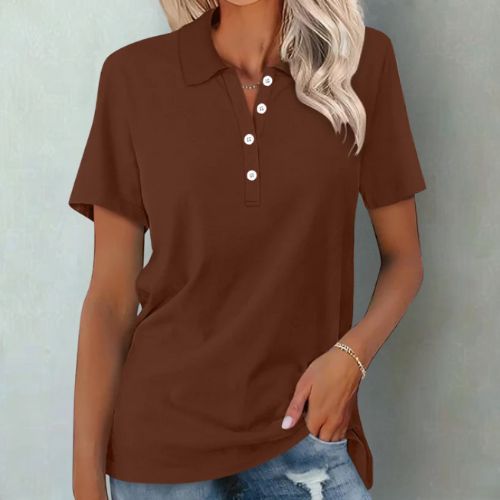 Mia | women's sustainable cotton polo shirt