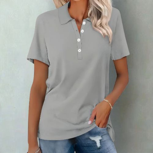 Mia | women's sustainable cotton polo shirt