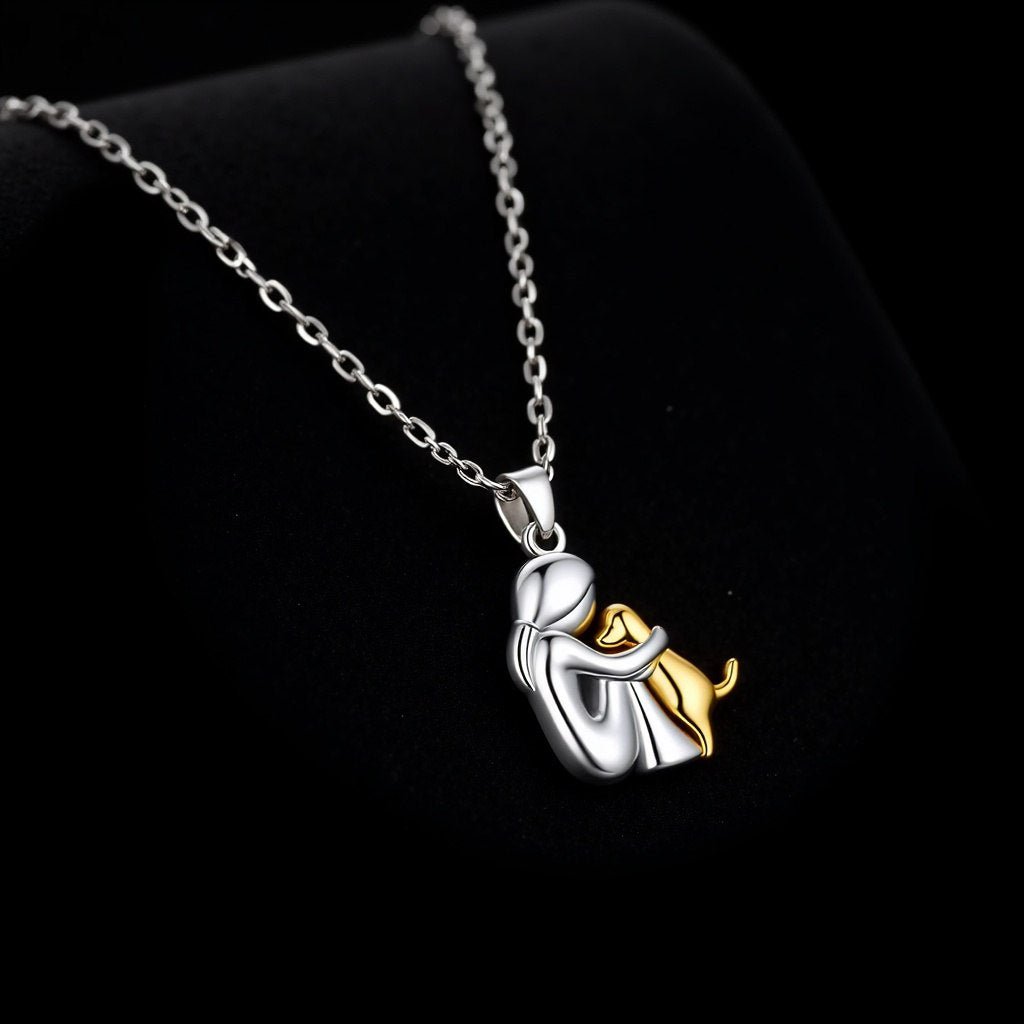 Hug Pendant Necklace with Bonus Earrings – Limited Time Offer
