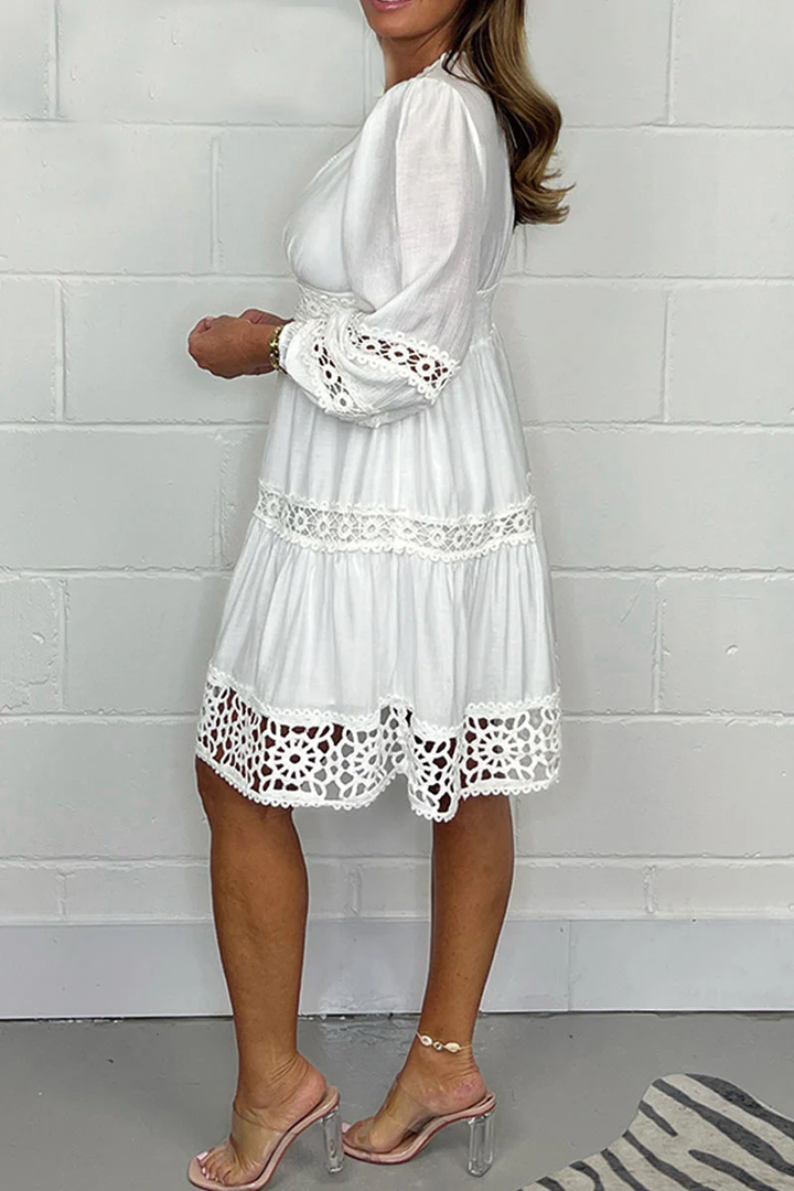 Rebecca | Boho-Chic V-Neck Dress